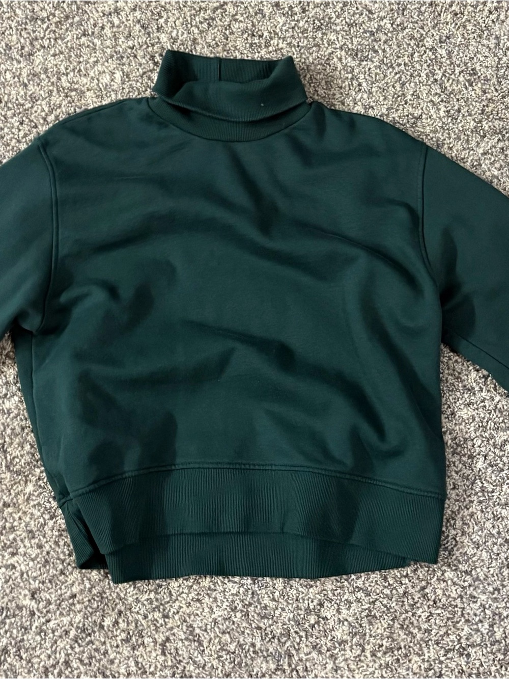 Zara Forest Green Turtleneck Pullover